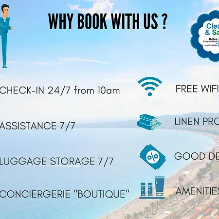 Apartment Nestor&jeeves -perle Doree - Terrace - Design Nizza